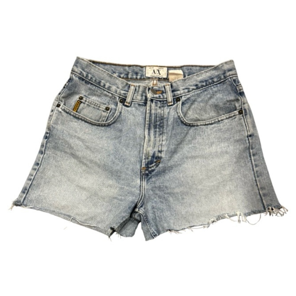 A/X Armani Exchange Denim Shorts High Waisted